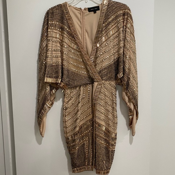 Missguided Peace + Love Embellished Mini Dress - Picture 3 of 7